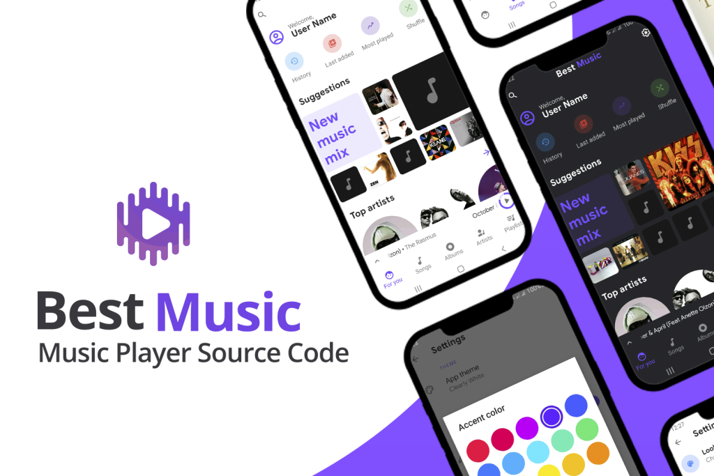 Best Music – Music Player App Source Code
